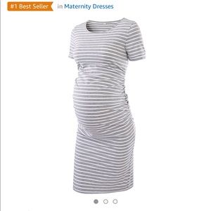 Women’s Ruched Maternity Bodycon Dress